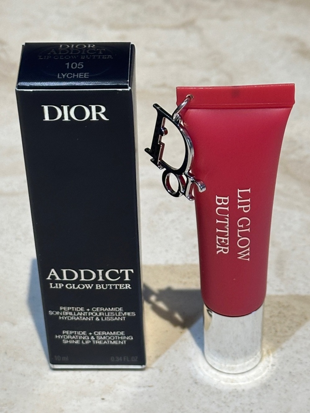 Dior Lip Glow Butter Hydrating Gloss Balm - 105 Lychee